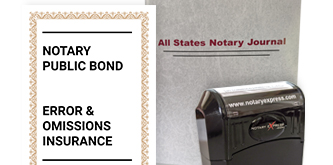 Each supply package includes the required notary supplies for your state.